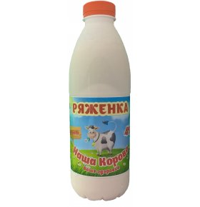 Ряженка Наша Корова 4% 900 гр