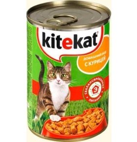 Корм для котов Kitekat курица консерва 400г