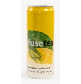 Холоный зеленый чай со вкусом лимон лемонграсс Fuse-Tea 0,33 л