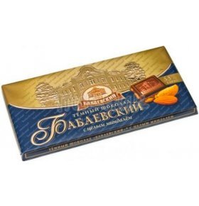 Шоколад Бабаевский темный с миндалем 100г