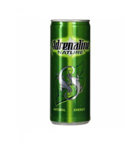 Напиток безалкогольный тонизирующий энергетический Adrenaline nature 0,5л