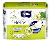 Прокладки женские гигиенические Herbs tilia komfort softiplait С экстрактом липового цвета Bella 10 шт