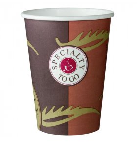 Стакан одноразовый Coffee-to-Go бумажный разноцветный 400 мл 50 штук