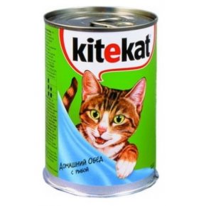 Корм для кошек Домашний обед с рыбой Kitekat 410 гр