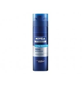 Пена для бритья NIVEA с ментолом и витаминами 200мл