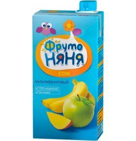 Сок яблоко банан манго ФрутоНяня 0.5 л