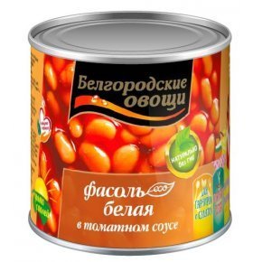 Фасоль белая в томатном соусе Белмолпродукт 400 гр