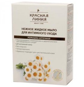 Женский крем-мыло Ромашка аптечная для интимного ухода Красная линия 250 гр