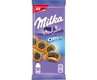 Шоколад молочный с печеньем Орео 25% Milka 92 гр