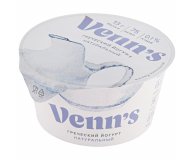Йогурт греческий натуральный Venn's 0,1% 130 гр