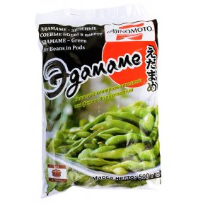 Зеленые соевые бобы Ajinomoto 500 гр