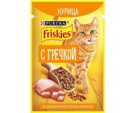 Корм для взрослых кошек Курица с гречкой Friskies 75 гр