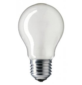 Лампа накаливания GE, 75 Вт, E27, стандартная, матовая 1шт
