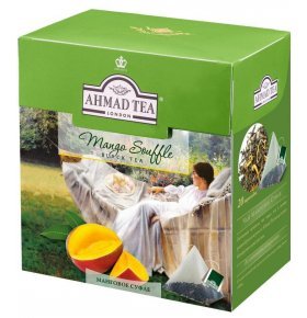Чай зеленый Ahmad в пирамидках Манговое суфле 20х1,8г