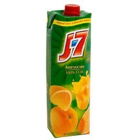 Сок J7 апельсиновый 0,97 л