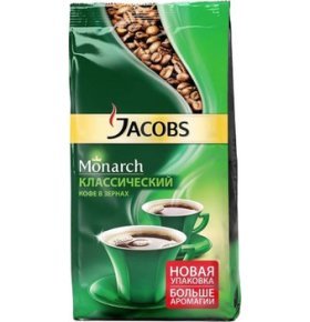 Кофе в зернах Jacobs Monarch 430 гр