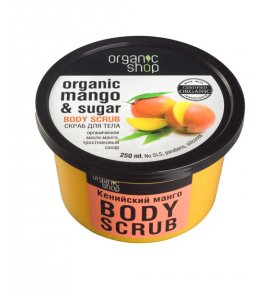 Скраб для тела Кенийский манго Organic shop 250 мл