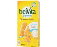Печенье-сэндвич Юбилейное Утреннее с цельными злаками и йогуртовой начинкой BelVita 253 гр