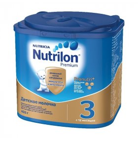 Детское молочко 3 Premium с 12 мес Nutrilon 400 гр