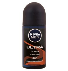 Шариковый дезодорант для мужчин Ultra Carbon Nivea 50 мл