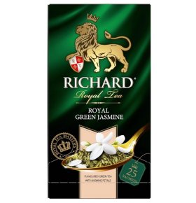 Чай зеленый Royal green jasmine Richard 25 пак