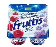 Продукт Йогуртный Fruttis Вишня Черника 115г