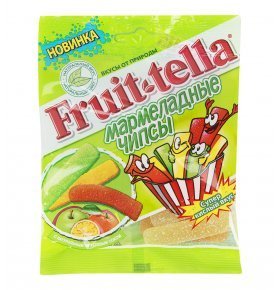Конфеты Fruit-Tella мармеладные чипсы 150г