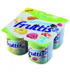 Продукт йогуртный Fruttis Легкий лесные ягода-ананас-дыня 0,1% 110г