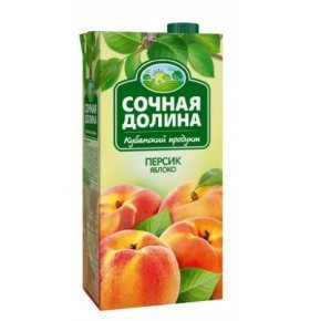 Нектар Сочная долина персик-яблоко 1,93л