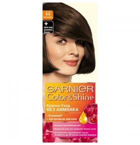 Краска для волос без аммиака 4.0 Каштановый Color & Shine  Garnier