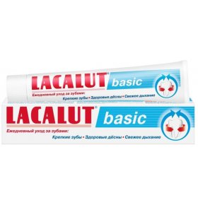 Зубная паста Basic Lacalut 75 мл