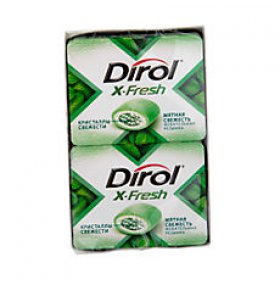 Жевательная резинка X-Fresh мятная свежесть Dirol 2 х 16 гр