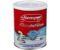 Детское питание смесь №2 молочная Semper 400 гр