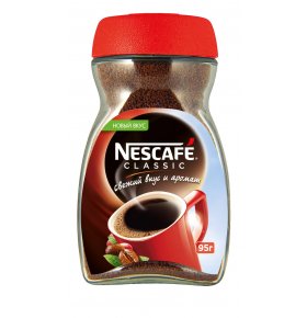 Кофе Classic натуральный растворимый гранулированный Nescafe 95 гр