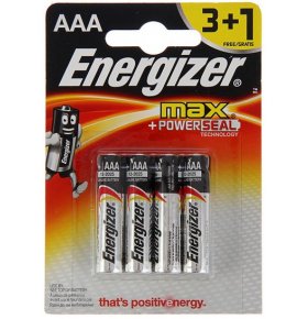 Элемент питания Max AAA Energizer 4 шт