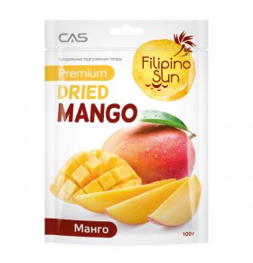 Плоды Манго сушеные Filipino Sun 100 гр