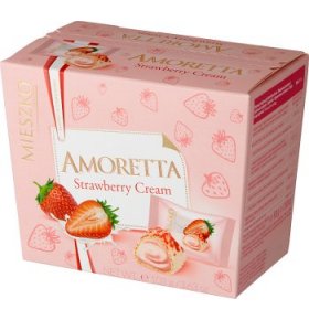 Набор конфет Amoretta Strawberry Cream Mieszko 103 гр