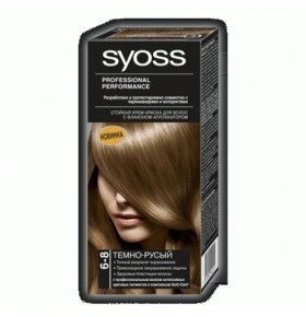 Краска для волос Syoss Color 6-8 Темно-русый 1шт