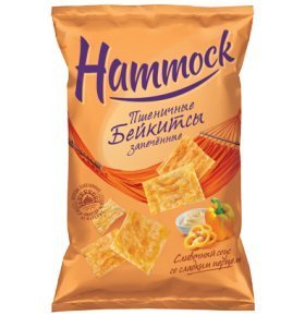 Бейкитсы Hammock пшеничные, сливочный соус со сладким перцем 140 грамм