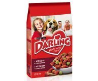 Корм сухой Darling для взрослых собак с птицей и овощами 2,5 кг