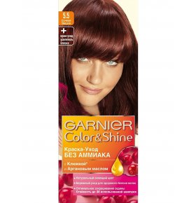Краска для волос без аммиака 5.50 Сочная вишня Color & Shine Garnier