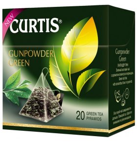 Чай зеленый Green Gunpowder Curtis 20 шт