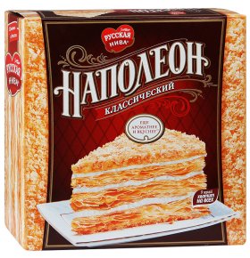 Торт Наполеон классический Русская нива 450 гр