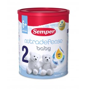 Детское питание смесь №2 молочная Semper 400 гр
