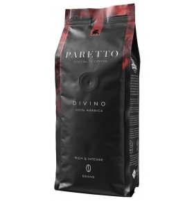 Кофе Divino темная обжарка молотый Paretto 250 гр