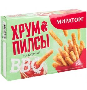 Хрумпилсы Барбекю куриные Мираторг 250 гр