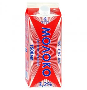 Молоко Пастеризованное 3,2% Экомилк 1,5 л