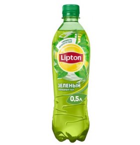 Холодный чай зеленый чай Lipton 0,5 л