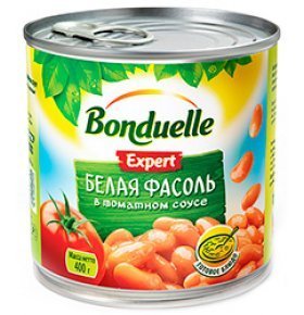 Фасоль белая в томатном соусе Bonduelle 425 гр