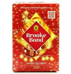 Чай черный Brooke Bond листовой 100г
